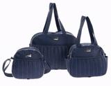 Kit Bolsa Maternidade Tutti Marinho 3 peças - Zany baby
