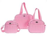 Kit Bolsa Maternidade Tutti Rosa 3 peças - Zany baby