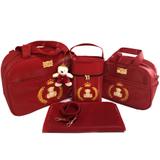 Kit Bolsa Maternidade vermelho - Mk baby
