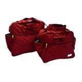 Kit Bolsa Maternidade Vinho Menina Menino - Griff