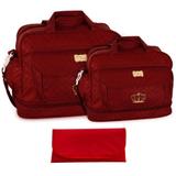 Kit Bolsa Maternidade Vinho Trocador B10W09 - Mave