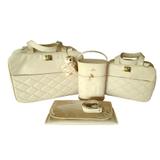Kit Bolsa Saída Maternidade Bege Claro - Mk baby