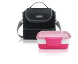 Kit Bolsa Térmica Urbano Com Pote Marmita Fitness preto-rs - Jacki design