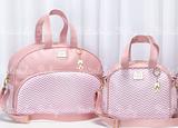 Kit Bolsas Maternidade Chevron Rosa Batistela Baby