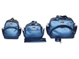 Kit Bolsas Maternidade Com Mochila Passeio e Trocador Baby Luxo 4 Peças - Gaby mundo infantil