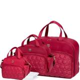 Kit Bolsas Maternidade Honey Vermelha - Fofokits