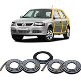 Kit Borrachas de Vedação Cinza das 4 Portas e Porta Malas Gol e Parati G2 G3 G4 - Komandant parts