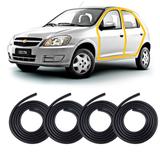 Kit Borrachas de Vedação das 4 Portas Celta Corsa Prisma - Komandant parts