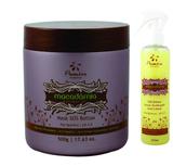 Kit Botox Tratamento Floractive Macadâmia Com Serum E Máscara