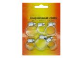 Kit Braçadeira de Ferro com 6 Peças 3x8 a 14x27mm - Dk
