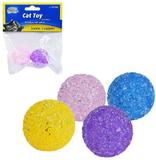 Kit brinquedo para gato 4 bolas de borracha com guizo 3,5 cm de ø com - Western pet