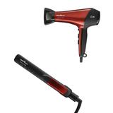 Kit Britânia Secador + Chapa Alisadora Beauty Duo Red Britania - 220V