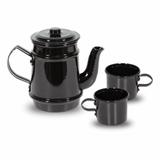 Kit bule 400ml + 2 xícaras 100ml - Alumínios e cia