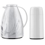 Kit Bule Viena 750ML Marmore + Garrafa Mini Branca Invicta