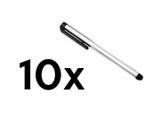 Kit c/ 10 Caneta Touch Screen P/ Telas Capacitivas - Prata - Oem