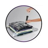 Kit C/12 Organizador 50x60 Ar Saco Á Vacuo + Bomba Vácuo - Loja catarinense