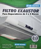 Kit c/ 2 - Manta Filtro Para Depurador de 4 ou 6 Bocas - Vb home