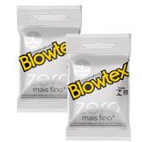 Kit c/ 2 Pacotes Preservativo Blowtex Zero c/ 3 Un Cada