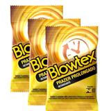 Kit c/ 3 Pacotes Preservativo Blowtex Retardante c/ 3 Un Cada