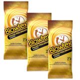 Kit c/ 3 Pacotes Preservativo Blowtex Retardante c/ 6 Un Cada