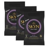 Kit c/ 3 Pacotes Preservativo SKYN Elite c/ 3 Un Cada