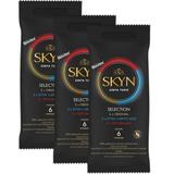 Kit c/ 3 Pacotes Preservativo SKYN Selection c/ 6 Un Cada