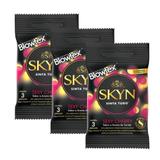 Kit c/ 3 Pacotes Preservativo SKYN Sexy Cherry c/ 3 Un Cada