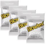Kit c/ 4 Pacotes Preservativo Blowtex Zero c/ 3 Un Cada