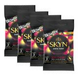 Kit c/ 4 Pacotes Preservativo SKYN Sexy Cherry c/ 3 Un Cada