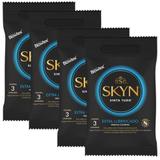 Kit c/ 4 Preservativo SKYN Extra Lubrificado c/ 3 Un Cada