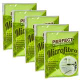 Kit C/ 5 Flanelas de Microfibra Perfect MULTI-USO 40 X 40 CM - Pitaiex