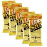 Kit c/ 5 Pacotes Preservativo Blowtex Retardante c/ 6 Un Cada - Fabrica de artefatos de latex blowtex lt