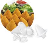 Kit c/ 9 Formas Modeladoras de Coxinha Salgados 3 - P / 3 - M / 3 - G - 7180 - Keita
