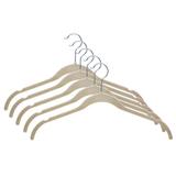 Kit Cabide de Veludo Bege 5 pçs WTRHS-025B - Westing