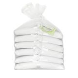 Kit Cabide piquet Branco - Cuca criativa
