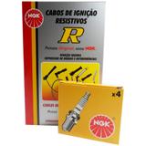 Kit cabos + velas ngk gm meriva 1.8 8v flex 2003/ - Kit - cabos + velas (ngk)