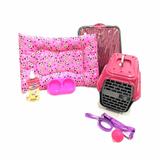 Kit Cachorro Cama Transporte Xixi Sim/não Completo P Rosa - R2s