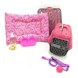 Kit Cachorro Caminha Cama Transporte Xixi Sim/não Rosa P - R2s