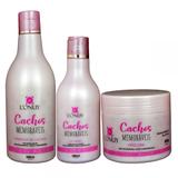 Kit Cachos Memoráveis Hidratação p/ Cabelos Cacheados Lonuy - Lonuy kosmetic