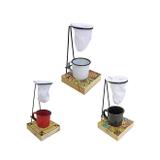 Kit Café Goumert c/ Suporte Coador e Xícara 80 Ml - Cocaplas