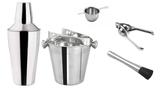 Kit Caipirinha Aço Inox Coqueteleira 750 Ml - Click urbano