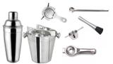 Kit Caipirinha Bar Inox 8 peças Coqueteleira 500 ml - Click urbano