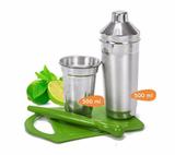 Kit Caipirinha Coqueteleira Socador Mini Tabua - Ananeli