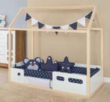 Kit Cama Montessoriano 9 peças Urso Marinho - I9 baby