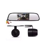 Kit Câmera De Ré Com Espelho Tela Lcd 4,3 Retrovisor Full - Ultravendas