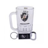Kit Caneca De Vidro Oficial Do Vasco Chaveiro Abridor - Drina