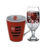Kit Caneca e Taça Flamengo - Allmix