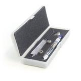 Kit Caneta Diamantada Corpo de Vidro com 3 Ponteiras - BCMED - Não definido