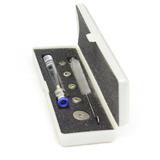 Kit Caneta Diamantada Corpo de Vidro com 5 Ponteiras - BCMED - Não definido