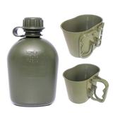 Kit Cantil e Caneco para Camping em Polipropileno Padrão EB Verde - Atacado Militar